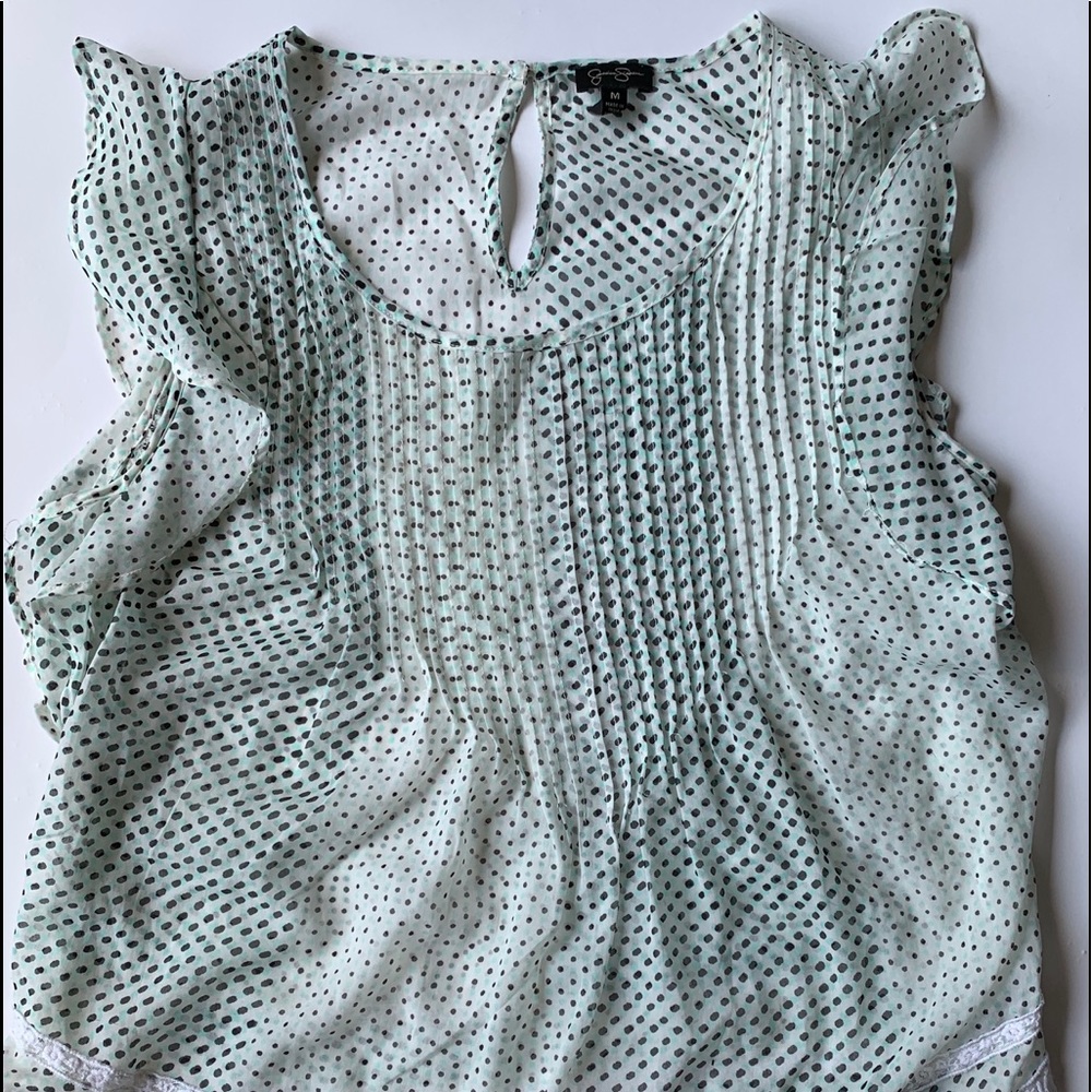 Jessica Simpson - Polka Dot Dressy Blouse